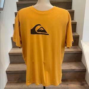 Quiksilver Men's Mustard Short Sleeve Tee